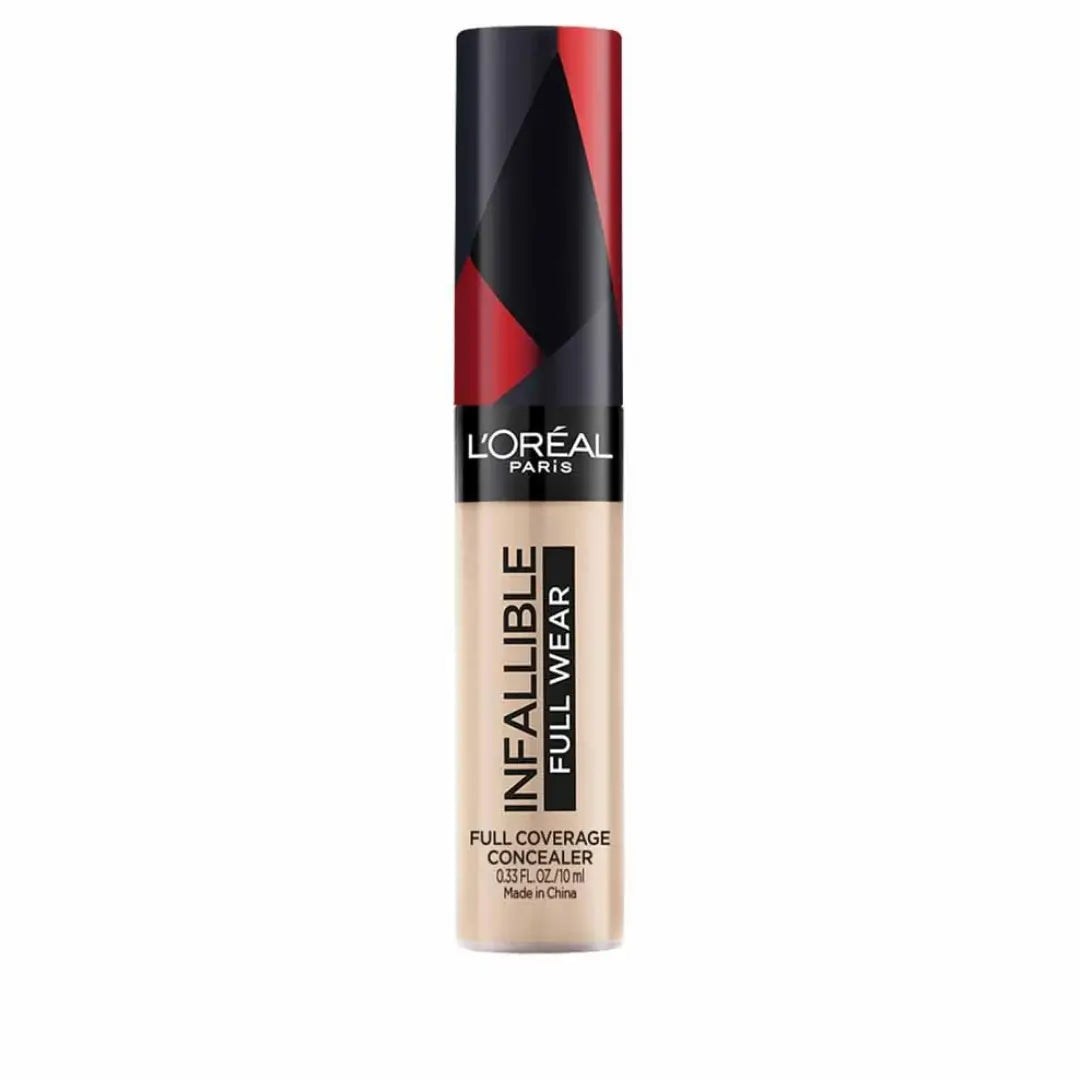 L'Oreal Paris Infallible More Than Concealer, Full Coverage, 309 Ivory 24H Full Coverage Liquid Concealer, Matte Finish, Longwear & Crease-Resistant, Lightweight Formula