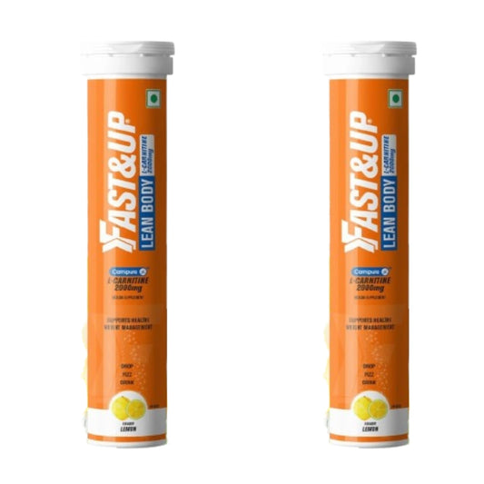 Fast&Up L-Carnitine Lean Body - Helps Convert Fat into Energy, 2000 mg Pack of 20 (pack of 2)