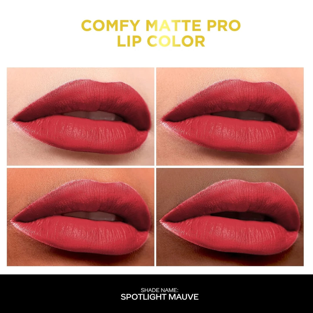 FACESCANADA Comfy Matte Pro Liquid Lipstick| 10HR Longstay | Intense Color | Macadamia Oil & Olive Butter Infused | Lightweight Super Smooth | No Dryness | No Alcohol