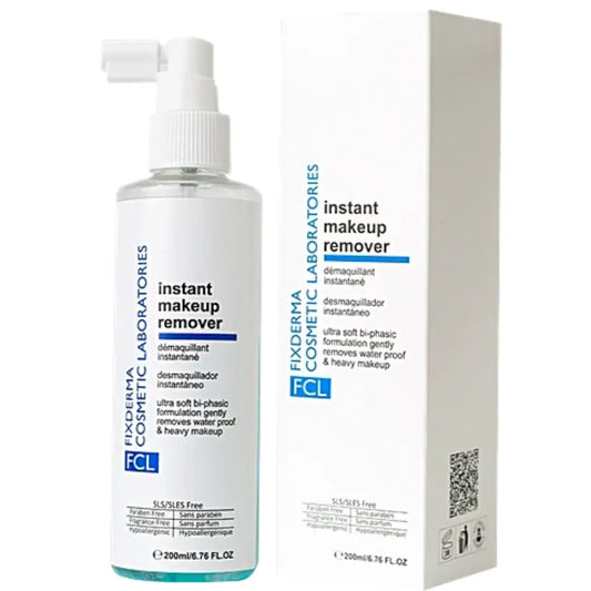 Fixderma Cosmetic Laboratories Instant Makeup Remover - Removes Waterproof Makeup, Hydrates Skin, 200 ml