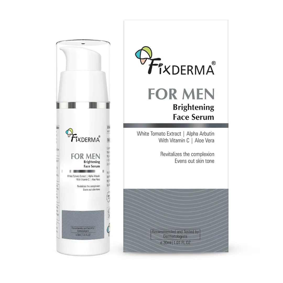 Fixderma Brightening Face Serum for Men |Vitamin C & Alpha Arbutin Serum- 30ml - Deals999