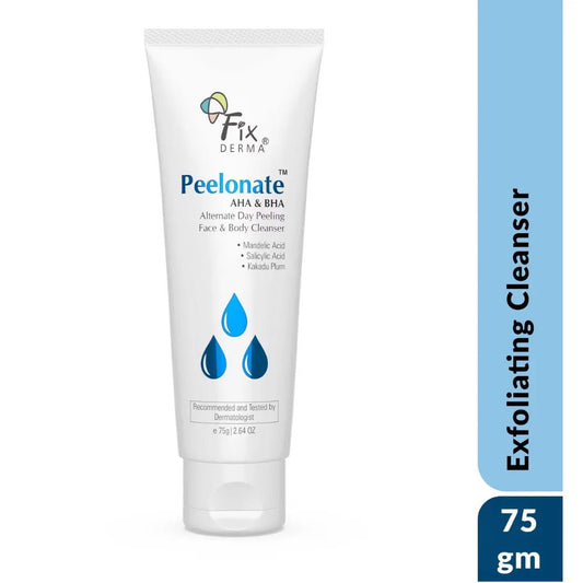 Fixderma Peelonate AHA & BHA Face Cleanser (75 g) - Deals999