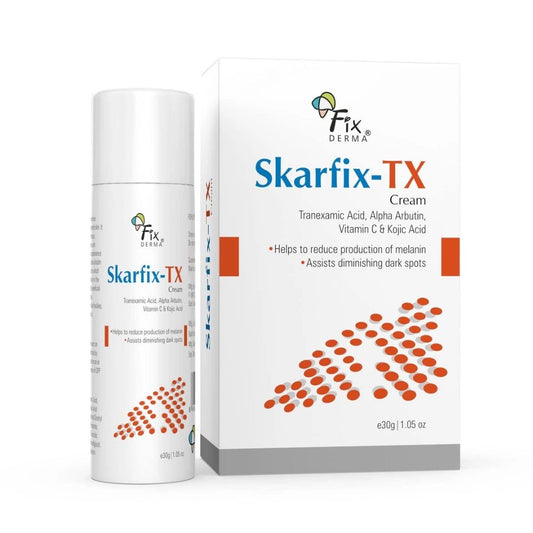 Fixderma Tranexamic Acid + 2% Kojic Acid + 1% Arbutin SKARFIX - TX Face Cream | Pigmentation Removal Cream | Kojic Acid Cream | Uneven Skin Tone - 30 gm - Deals999