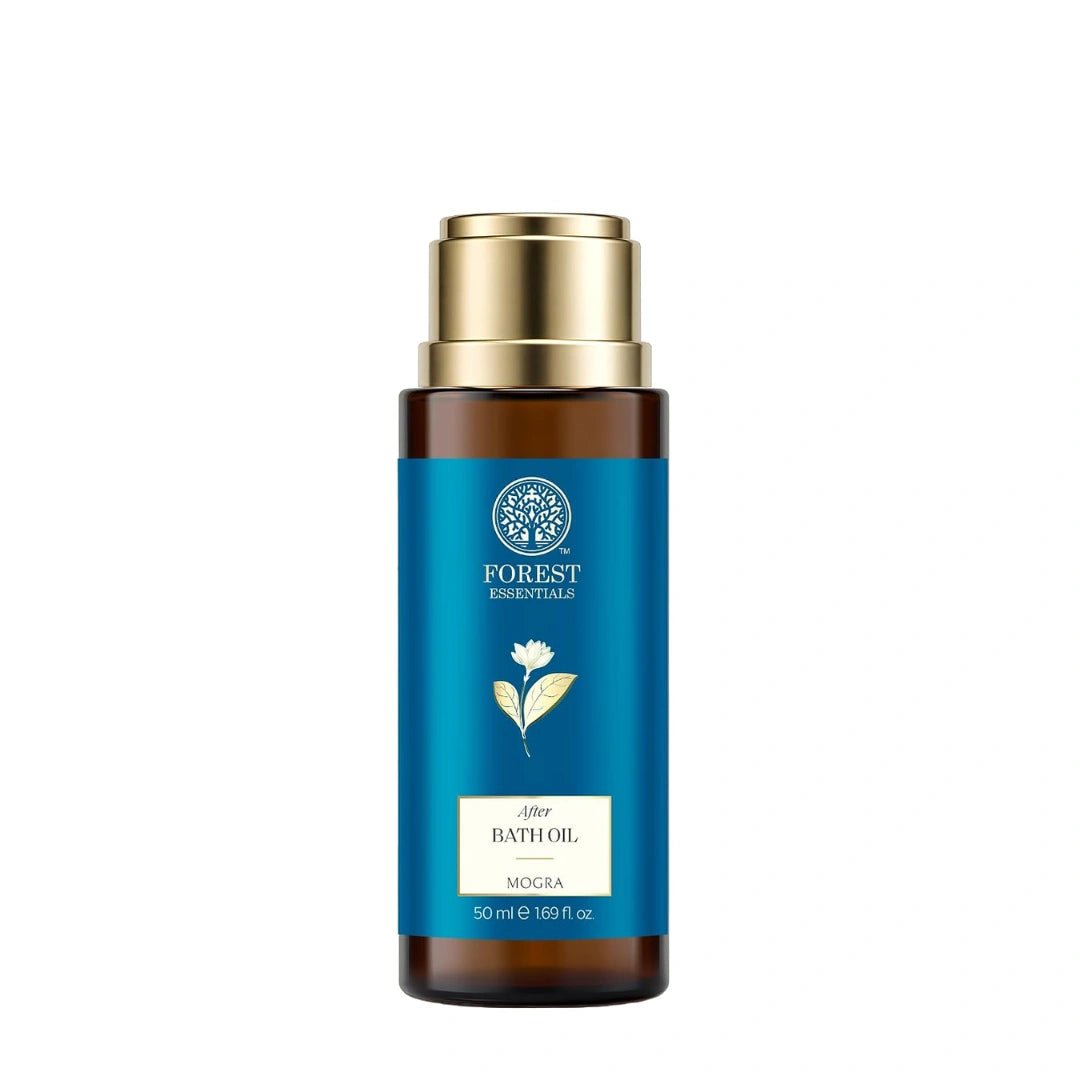 Forest Essentials After Bath Oil Mogra | After Shower on Wet Skin (50ml) - Deals999