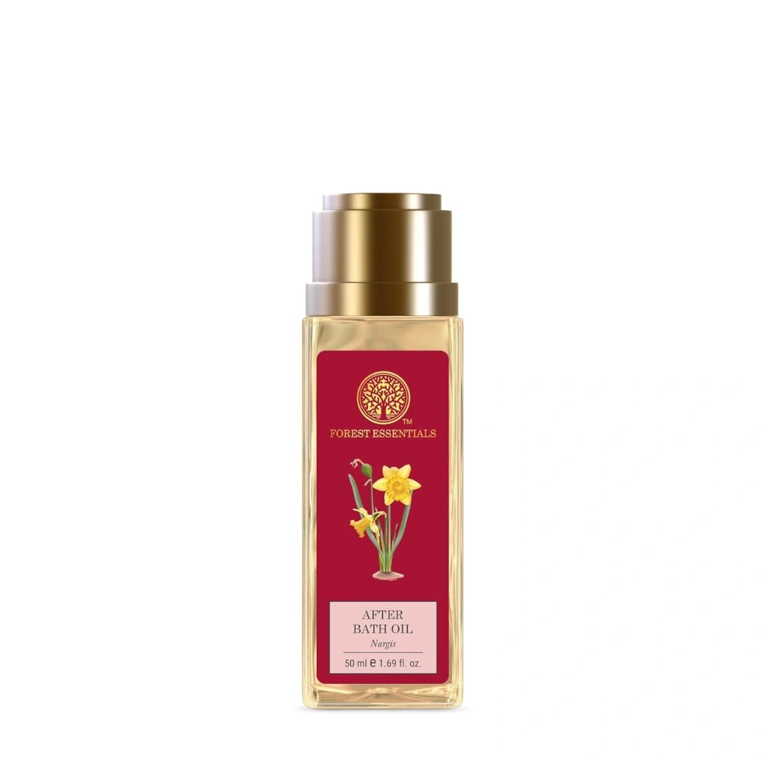 Forest Essentials After Bath Oil Nargis | After Shower on Wet Skin (50ml) - Deals999