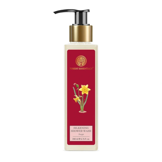 Forest Essentials Shower Wash Nargis | Sulphate-Free Ayurvedic Body Wash | 200ml - Deals999