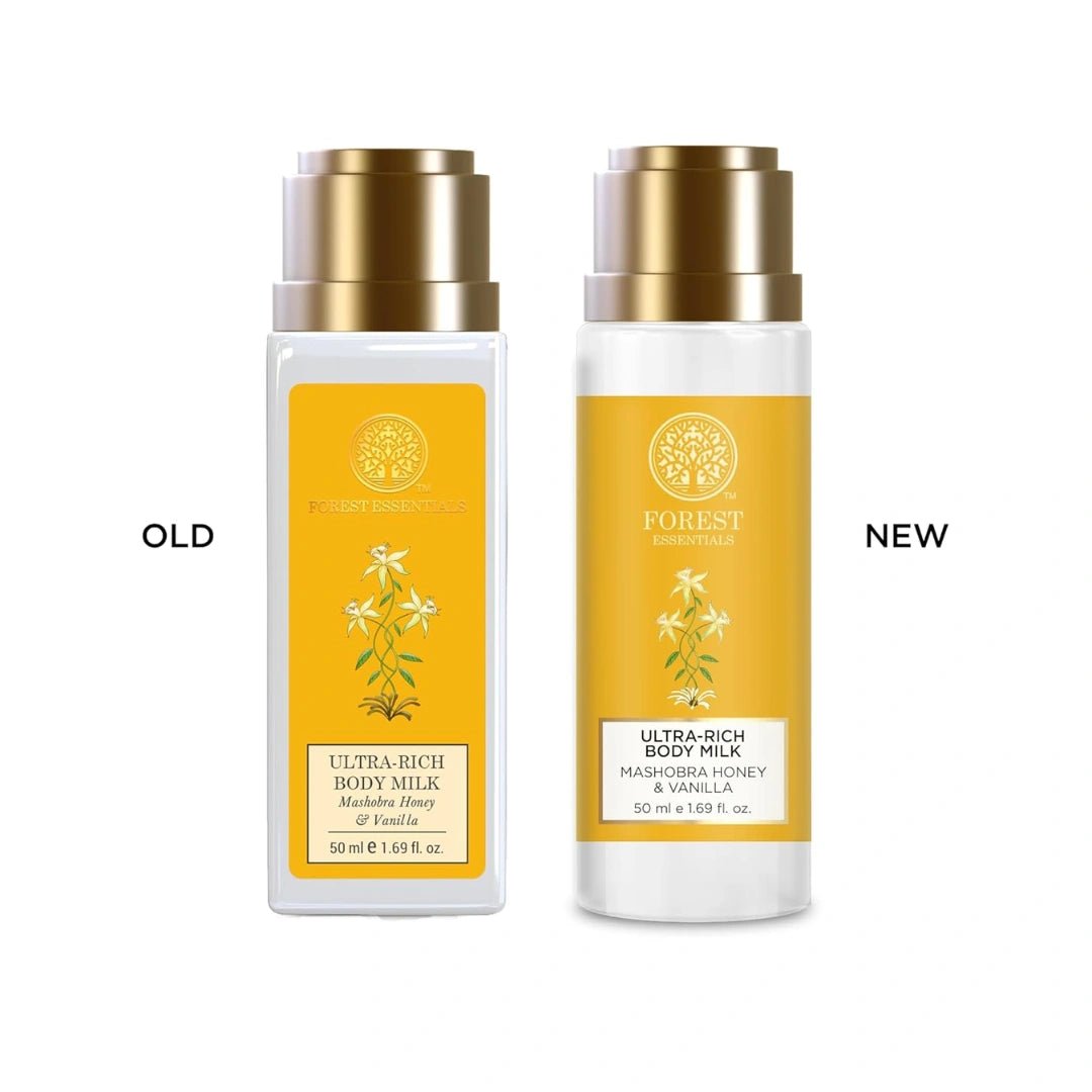 Forest Essentials Ultra-Rich Body Milk Honey & Vanilla | Ayurvedic Nourishing Body Lotion - Deals999
