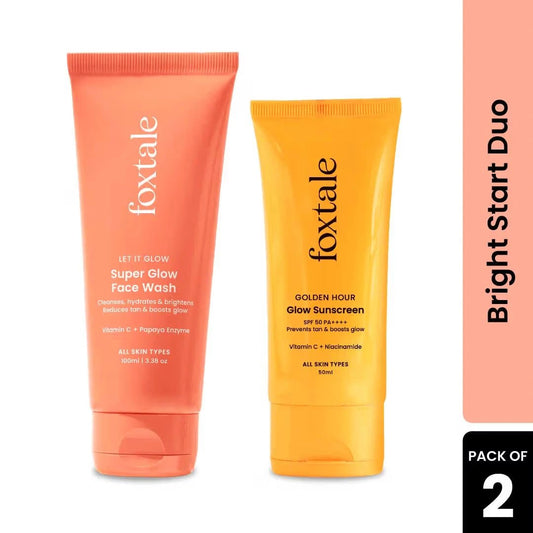 Foxtale Bright Start Duo Tan Removal + Sun Protection (2pcs) - Deals999
