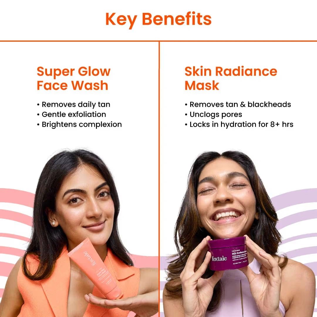 Foxtale Eternal Glow Combo Bright, Clear & Radiant Skin - Deals999