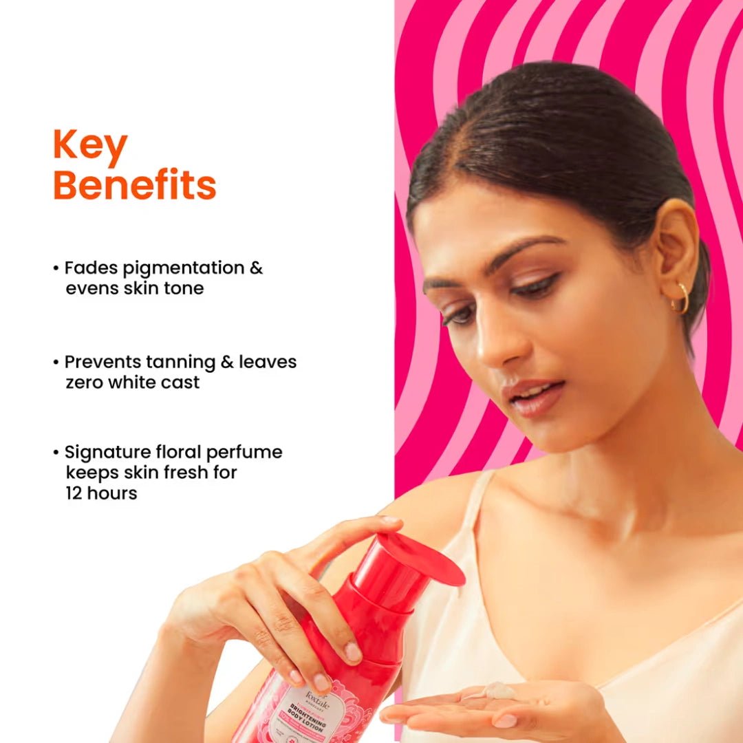 Foxtale Flower Power Brightening Body Lotion (200 ml) - Deals999