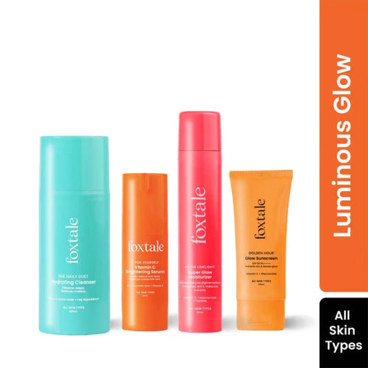 Foxtale Valentine's Luminous Glow Combo for radiant and glowing skin (230ml) - Deals999