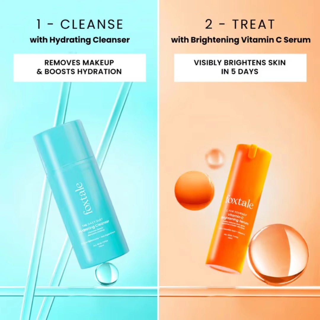 Foxtale Valentine's Luminous Glow Combo for radiant and glowing skin (230ml) - Deals999