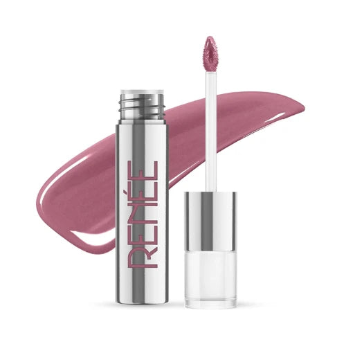 RENEE Gloss Stay Transfer-Proof Liquid Lip Color - Francesca 3.5ml, Rich Intense Payoff High Pigment Super Glossy Finish, Waterproof, Smudge-proof, Lasts Up To 12 Hours, Enriched with Vitamin E & C