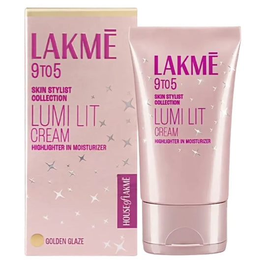 Lakme 9 To 5 Lumi Tint Cream - Highlighter In Moisturizer, 30 g Golden Glaze