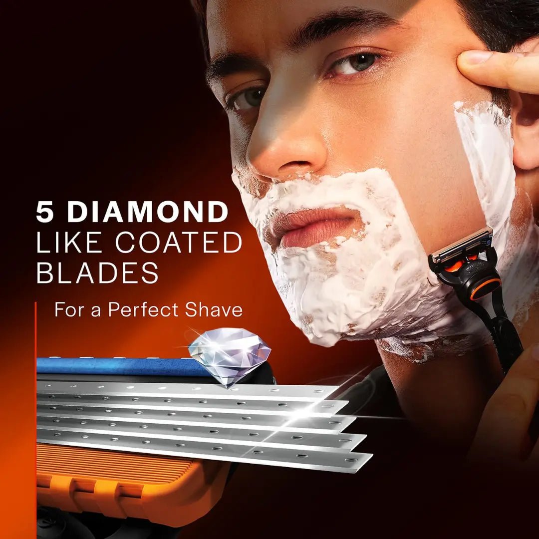 Gillette Fusion Proglide Blades for men with styling back blade - 8 count for Perfect Shave and Perfect Beard Shape - Deals999