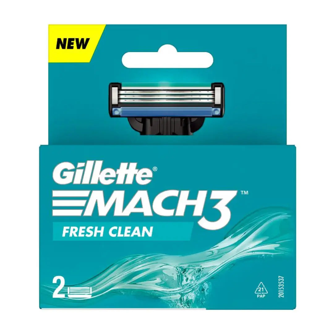 Gillette Mach 3 Manual Shaving Razor Blades - 2s Pack (Cartridge)