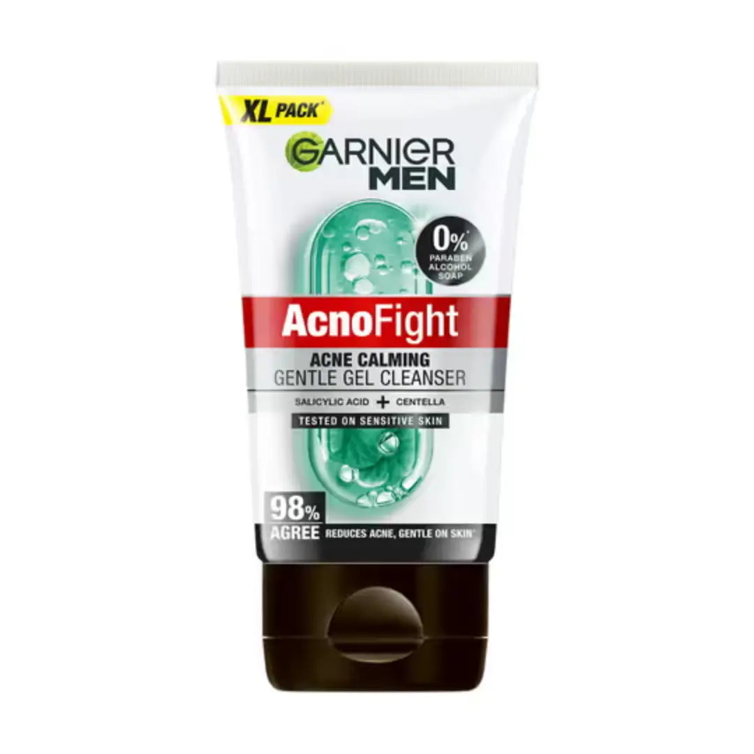 Garnier Men Acno Fight Gentle Cleanser Facewash For Acne-Prone, Sensitive Male Skin