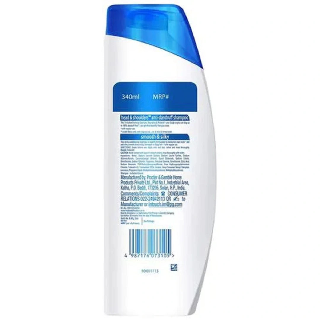 Head & Shoulders Smooth and Silky Shampoo, 340ml