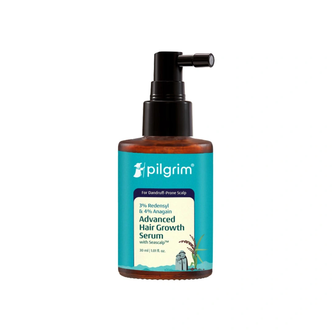pilgrim 3% Redensyl & 4% Anagain ADVANCED HAIR GROWTH SERUM (30 ml)