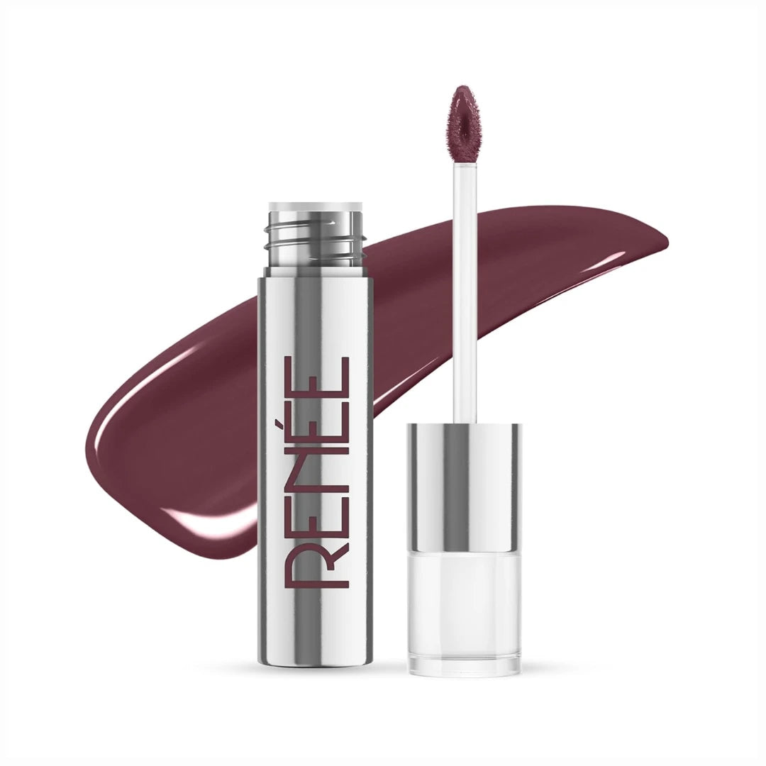 RENEE Gloss Stay Transfer-Proof Liquid Lip Color - Francesca 3.5ml, Rich Intense Payoff High Pigment Super Glossy Finish, Waterproof, Smudge-proof, Lasts Up To 12 Hours, Enriched with Vitamin E & C