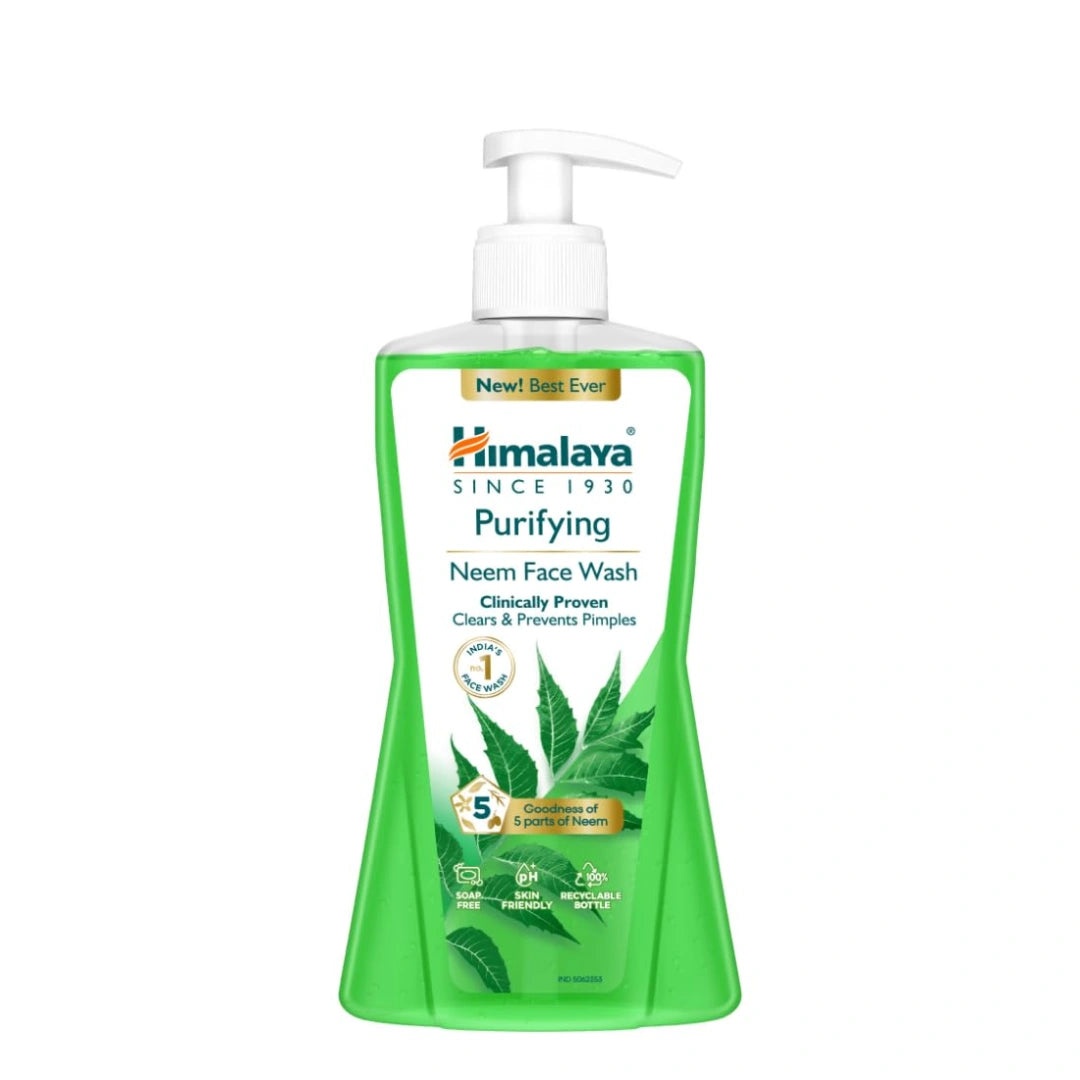 Himalaya Purifying Neem Face Wash  |Clears and Prevents Pimples & Acne 400ml