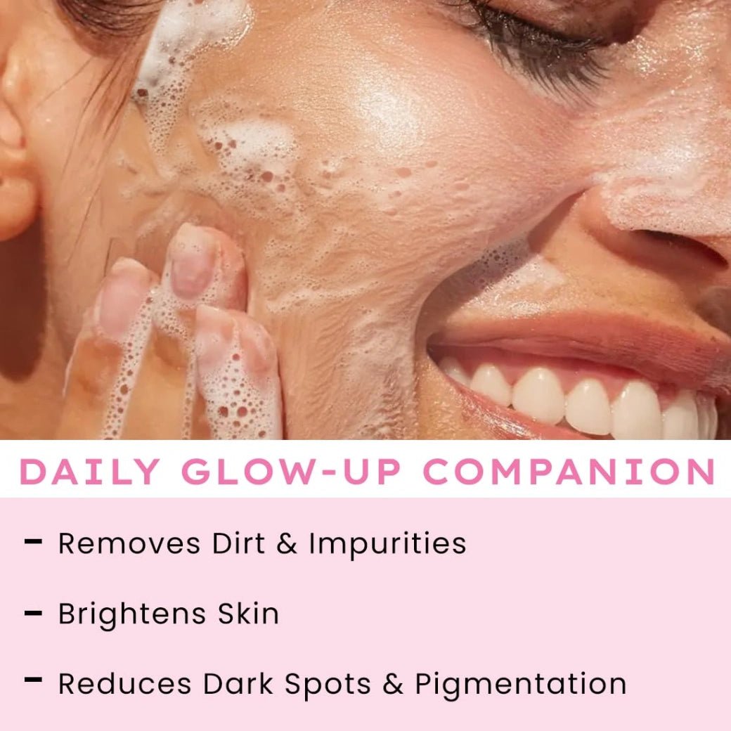 Hyphen 10% Rice Water Brightening Face Wash | With 1% Vitamin C, 0.5% Glycolic Acid & Yuzu Extract | Reduces Dark Spots & Pigmentation | For All Skin Types | Gentle Cleanser for Women & Men- 200 ml - Deals999