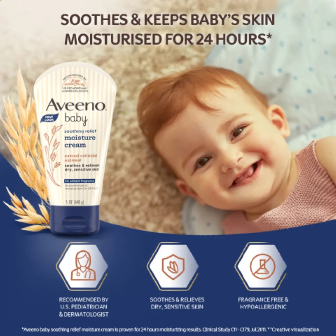 Aveeno Baby Soothing Relief Moisture Cream 227gm