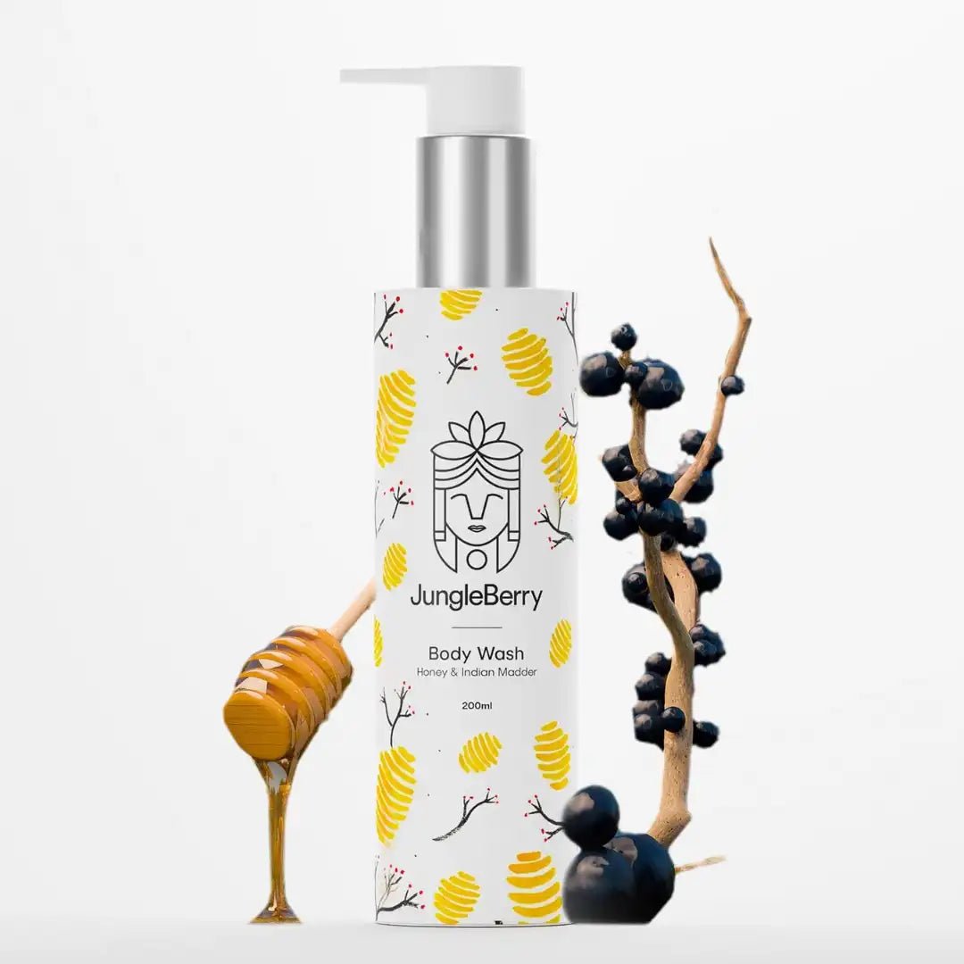 JUNGLE BERRY Body Wash Honey & Indian Madder | 200 ml - Deals999