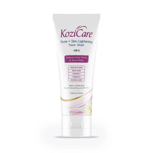 Kozicare Kojic Acid Face Wash | Acno Fight & 2% Salicylic Acid | for Glowing Skin | Reducing Acne & Smoothing Skin | for Women & Men (100ml) - Deals999