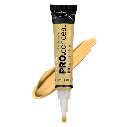 L.A GIRL Pro Cream Conceal Hd High Definition Concealer, Natural Finish, Gc991 Yellow Correcter, Lightweight, Ultra Blendable Liquid Conceal, Longwearing (Vegan & Cruelty - Free)8G - Deals999