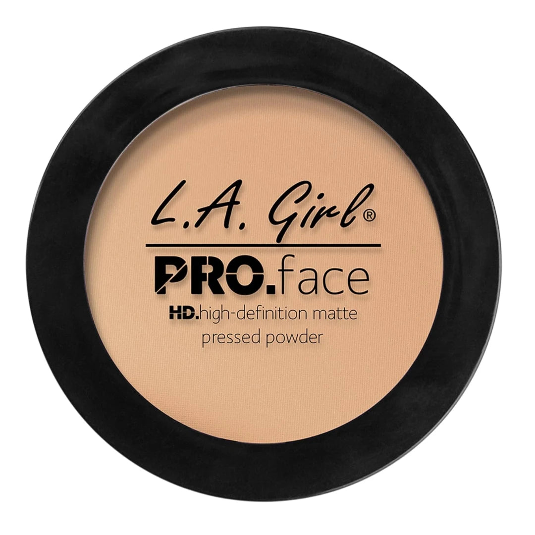 L.A. Girl HD Pro Face Pressed Powder  | Compact Powder for Light Skin | Matte Finish with Oil Control | Lightweight, Buildable Coverage | Daily Use Makeup