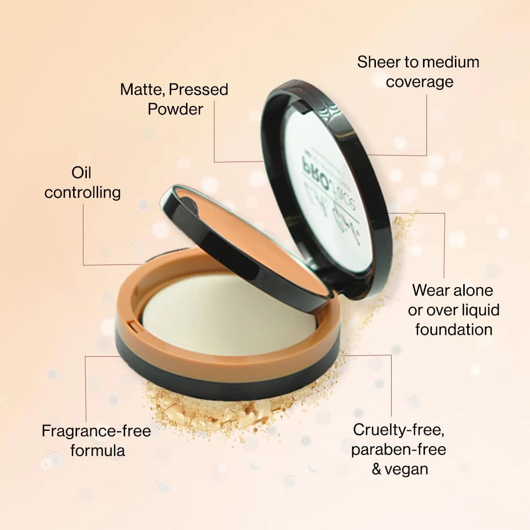 L.A. Girl HD Pro Face Pressed Powder  | Compact Powder for Light Skin | Matte Finish with Oil Control | Lightweight, Buildable Coverage | Daily Use Makeup