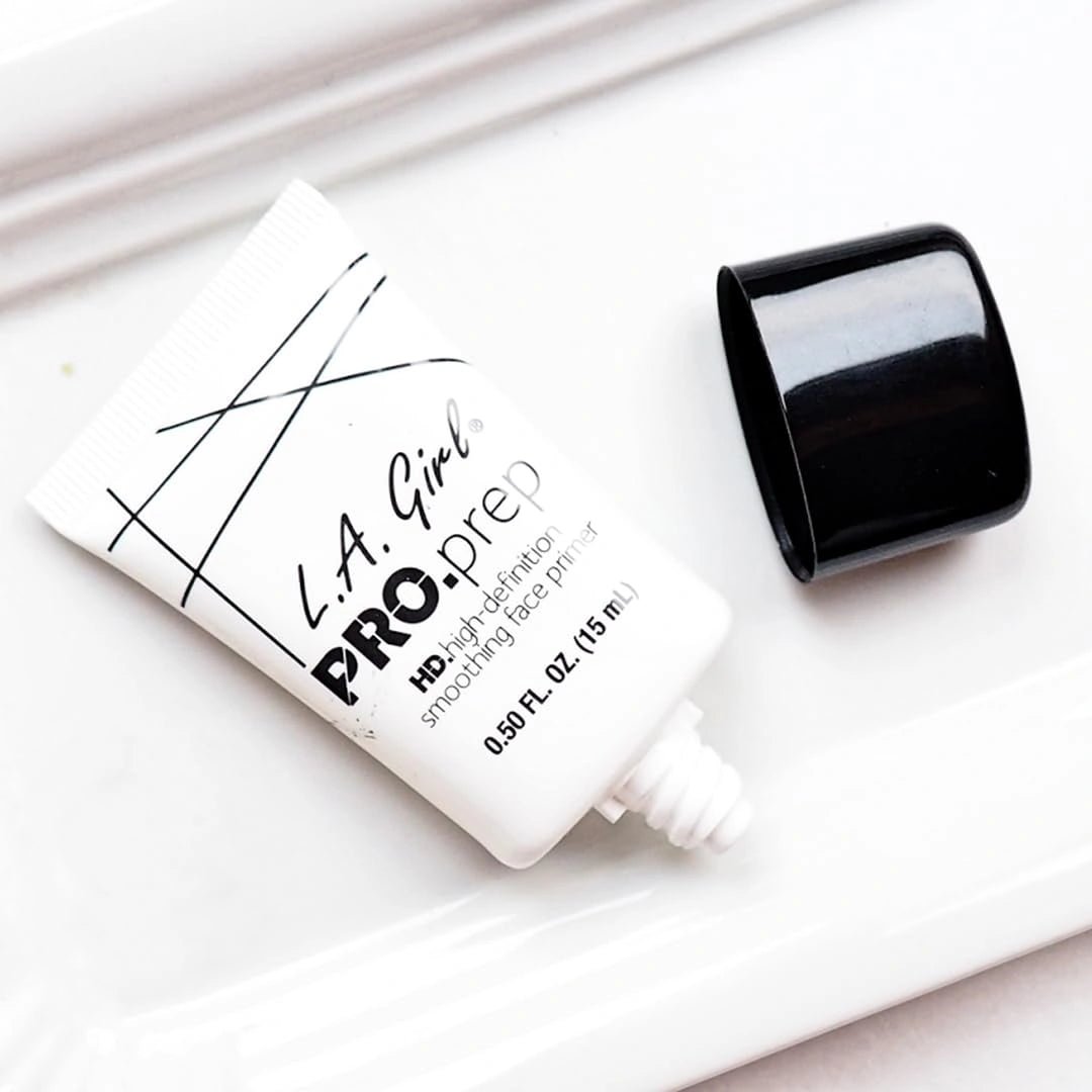 L.A.GIRL PRO. Prep HD Smoothing Face Primer - Matte & Poreless Ultra Blendable Liquid Clear, Smoothening, Lightweight, Soft Nourishing Formula, Paraben Free, (15ml) - Deals999