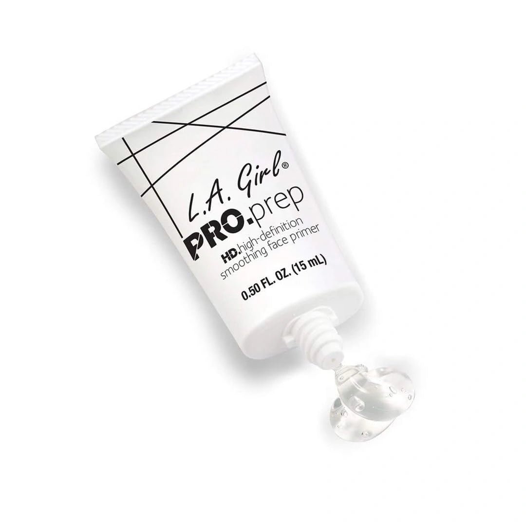 L.A.GIRL PRO. Prep HD Smoothing Face Primer - Matte & Poreless Ultra Blendable Liquid Clear, Smoothening, Lightweight, Soft Nourishing Formula, Paraben Free, (15ml) - Deals999