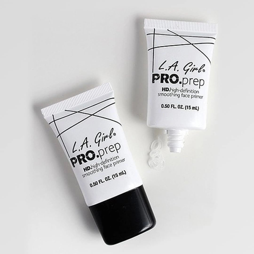 L.A.GIRL PRO. Prep HD Smoothing Face Primer - Matte & Poreless Ultra Blendable Liquid Clear, Smoothening, Lightweight, Soft Nourishing Formula, Paraben Free, (15ml) - Deals999