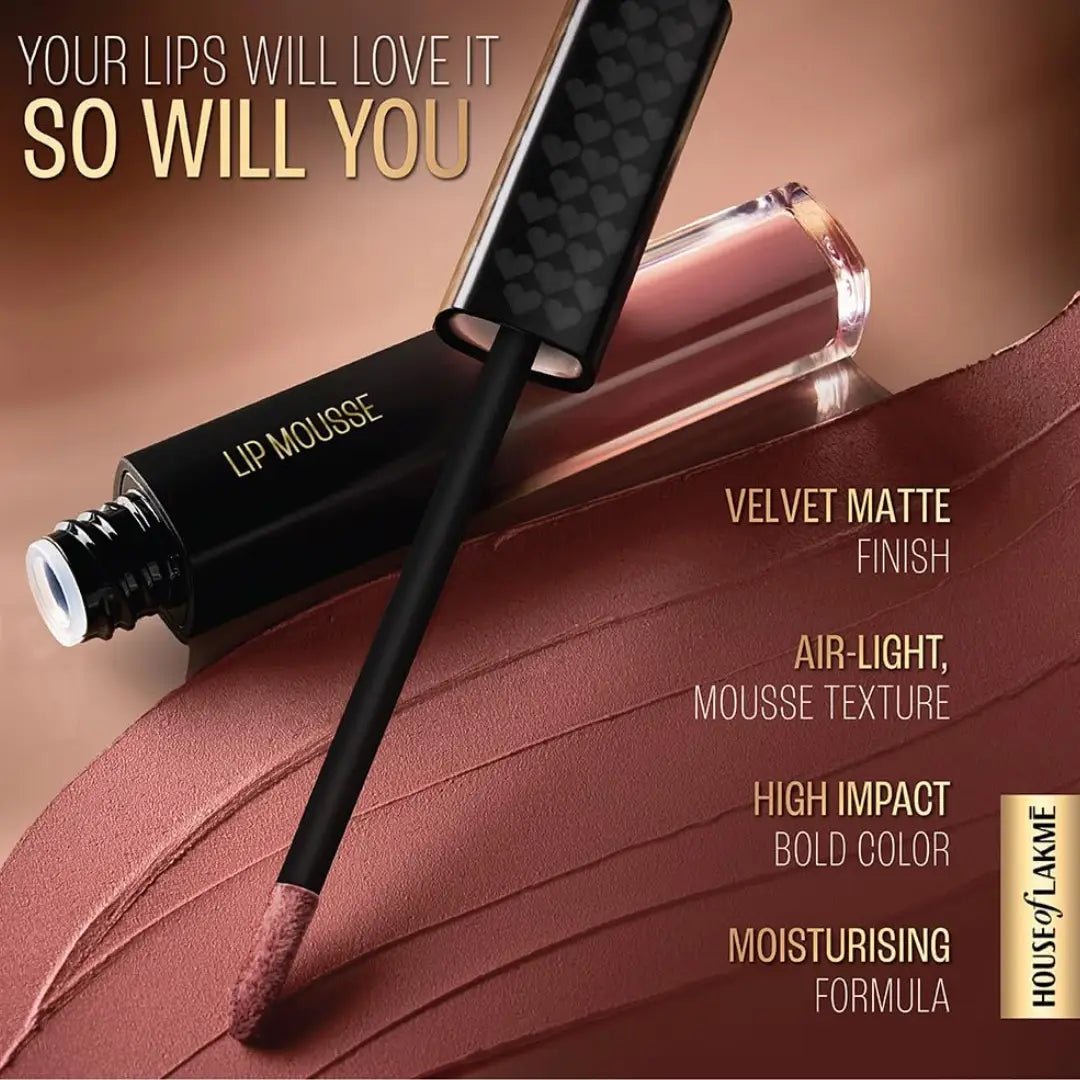 Lakme Absolute Sheer Lip Mousse Lipstick 103 Dark Cherry 4.6g - Deals999