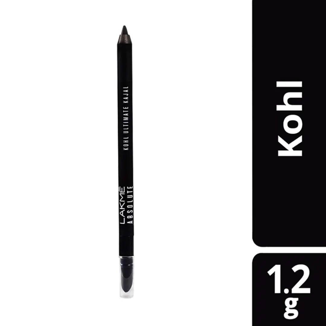Lakme Absolute Ultimate Kohl Kajal, Black, Water Resistant, Lasts Upto 16 Hrs, 1.2 g - Deals999