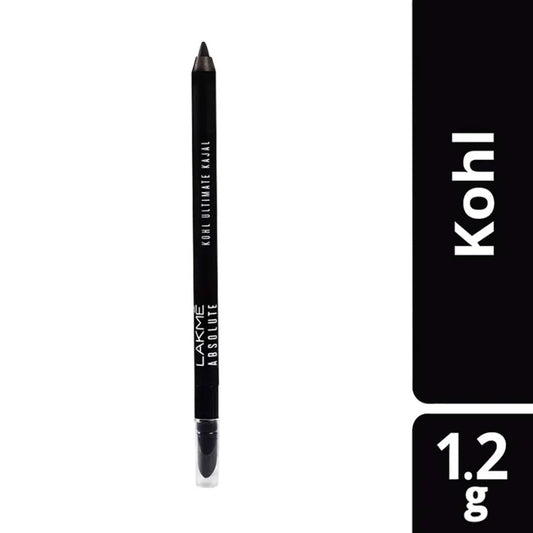 Lakme Absolute Ultimate Kohl Kajal, Black, Water Resistant, Lasts Upto 16 Hrs, 1.2 g - Deals999