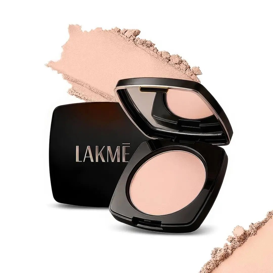 Lakme Forever Matte Compact, Smooth Finish, Lightweight Compact Powder That Lasts for 12 HrsFor A Natural Even Toned Look, Pearl, 9g - Deals999