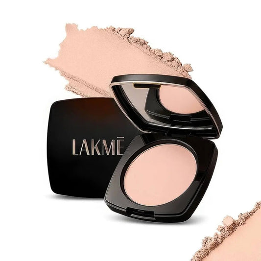 Lakme Forever Matte Compact, Smooth Finish, Lightweight Compact Powder That Lasts for 12 HrsFor A Natural Even Toned Look, Pearl, 9g - Deals999
