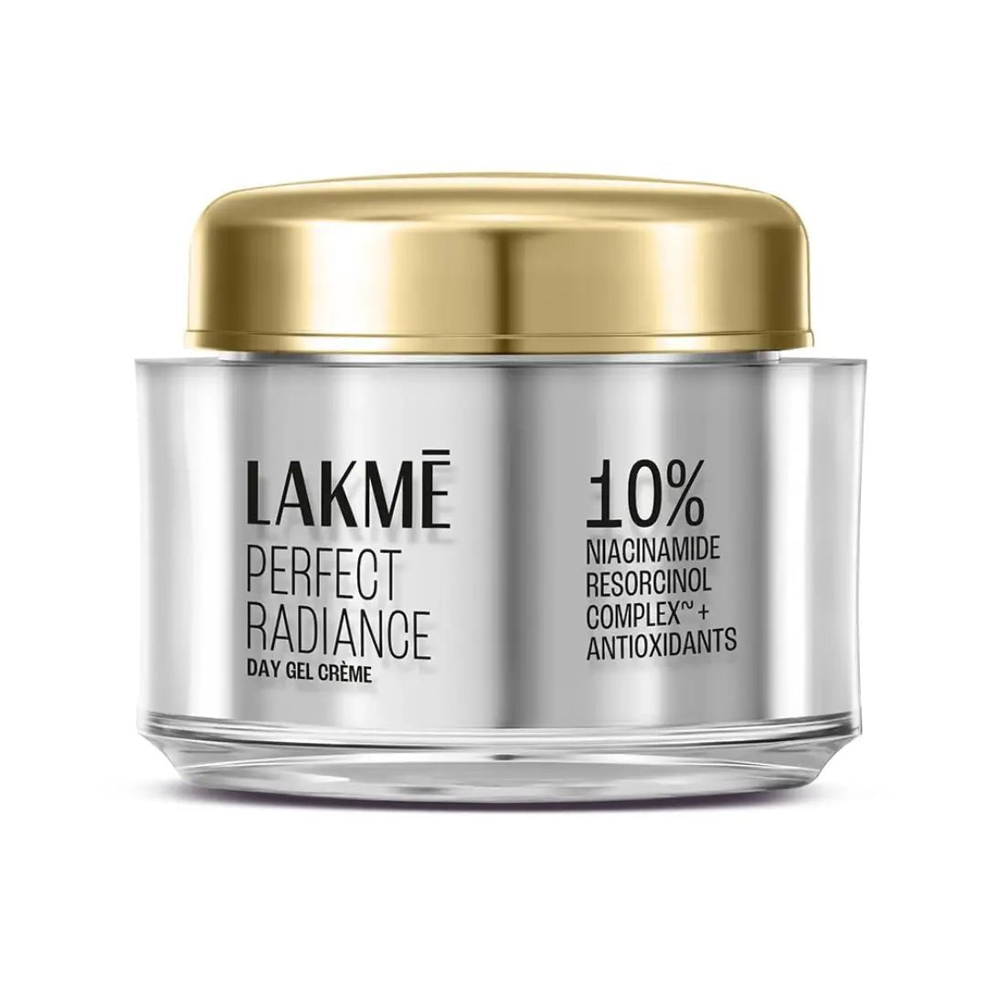 Lakme Perfect Radiance Pigmentation Treatment Day Gel Crème with 10% Niacinamide Resorcinol Complex 7 Antioxidants, 50g [Package might differ] - Deals999