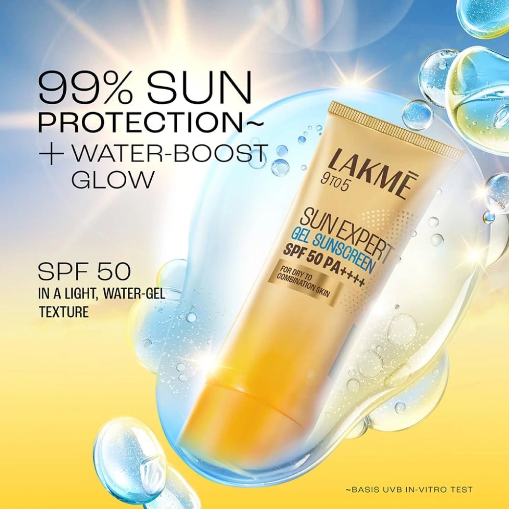 Lakme Sun Expert Gel Sunscreen SPF 50 PA+++ (100ml) - Deals999