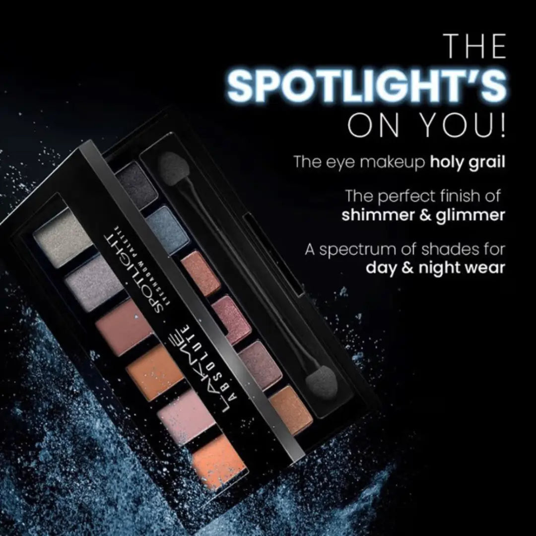 Lakme Absolute Spotlight Eye Shadow Palette - Smokin Glam (12gm)