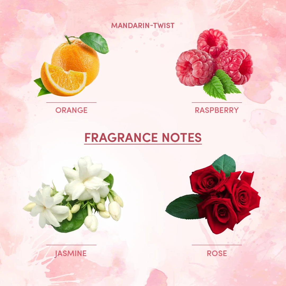 Layer'r wottagirl tuscan green, mandarin twist and french peony for women 135ml