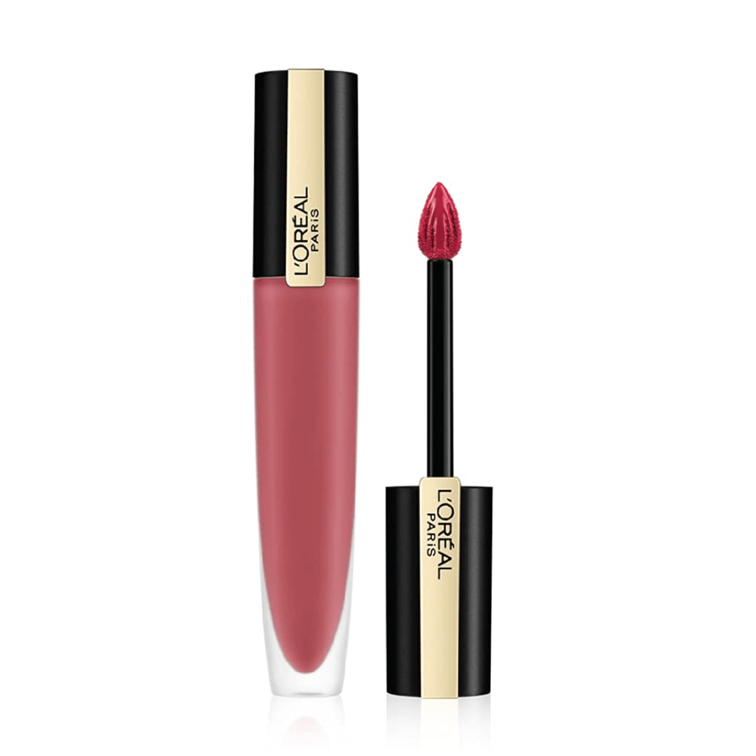 L'Oréal Paris Lipstick, Liquid Format with Matte Finish, Oil - In - Water Formula, Breathable and Lightweight Feel, Non - Flaking, Colour: 116 I Explore, 7ml - Deals999