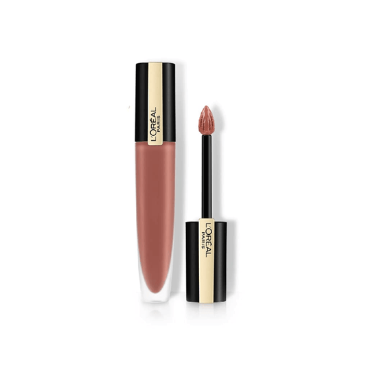 L'Oréal Paris Lipstick, Liquid Format with Matte Finish, Oil - In - Water Formula, Breathable and Lightweight Feel, Non - Flaking, Colour: 116 I Explore, 7ml - Deals999