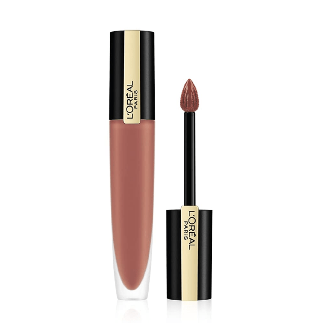 L'Oréal Paris Lipstick, Liquid Format with Matte Finish, Oil - In - Water Formula, Breathable and Lightweight Feel, Non - Flaking, Colour: 116 I Explore, 7ml - Deals999