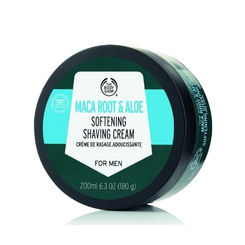The Body Shop Maca Root & Aloe Softening Shaving Cream for Men