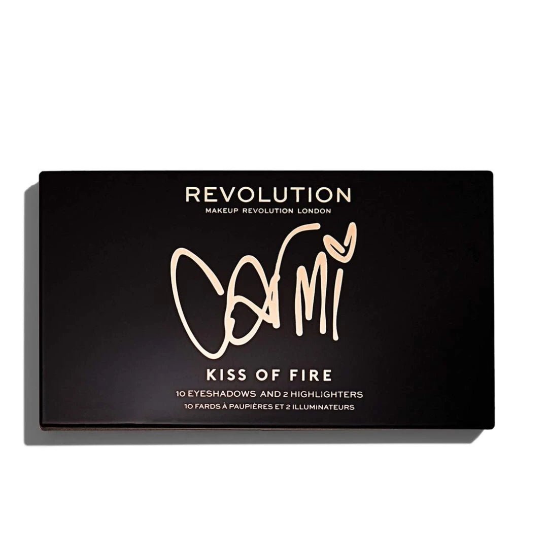 Makeup Revolution X Carmi Kiss of Fire Palette, Multicolor, - Deals999