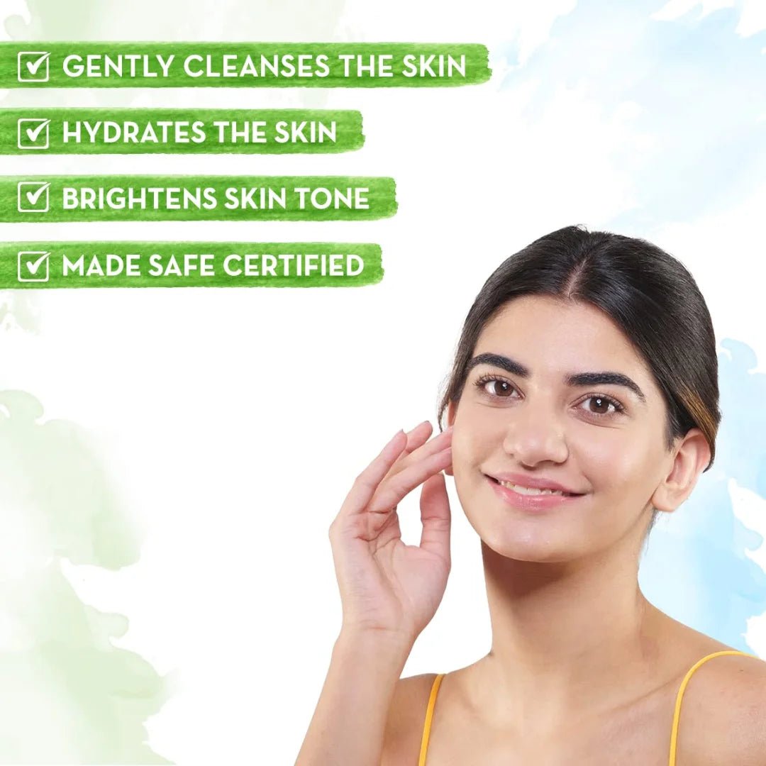 Mamaearth Rice Face Wash - 100ml & Mamaearth Rice Oil - Free Face Moisturizer for Oily Skin | With Rice Water & Niacinamide for Glass Skin - 80g - Deals999